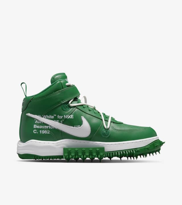 off white nike green